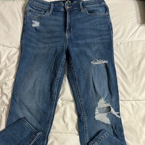 Womens Hollister Blue Jeans